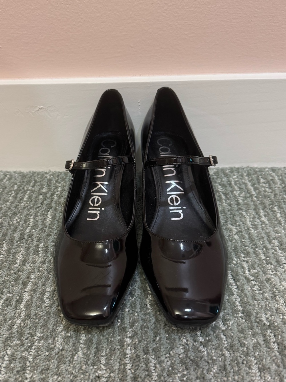 Calvin Klein Black Marlay Mary Jane Pump Size 8